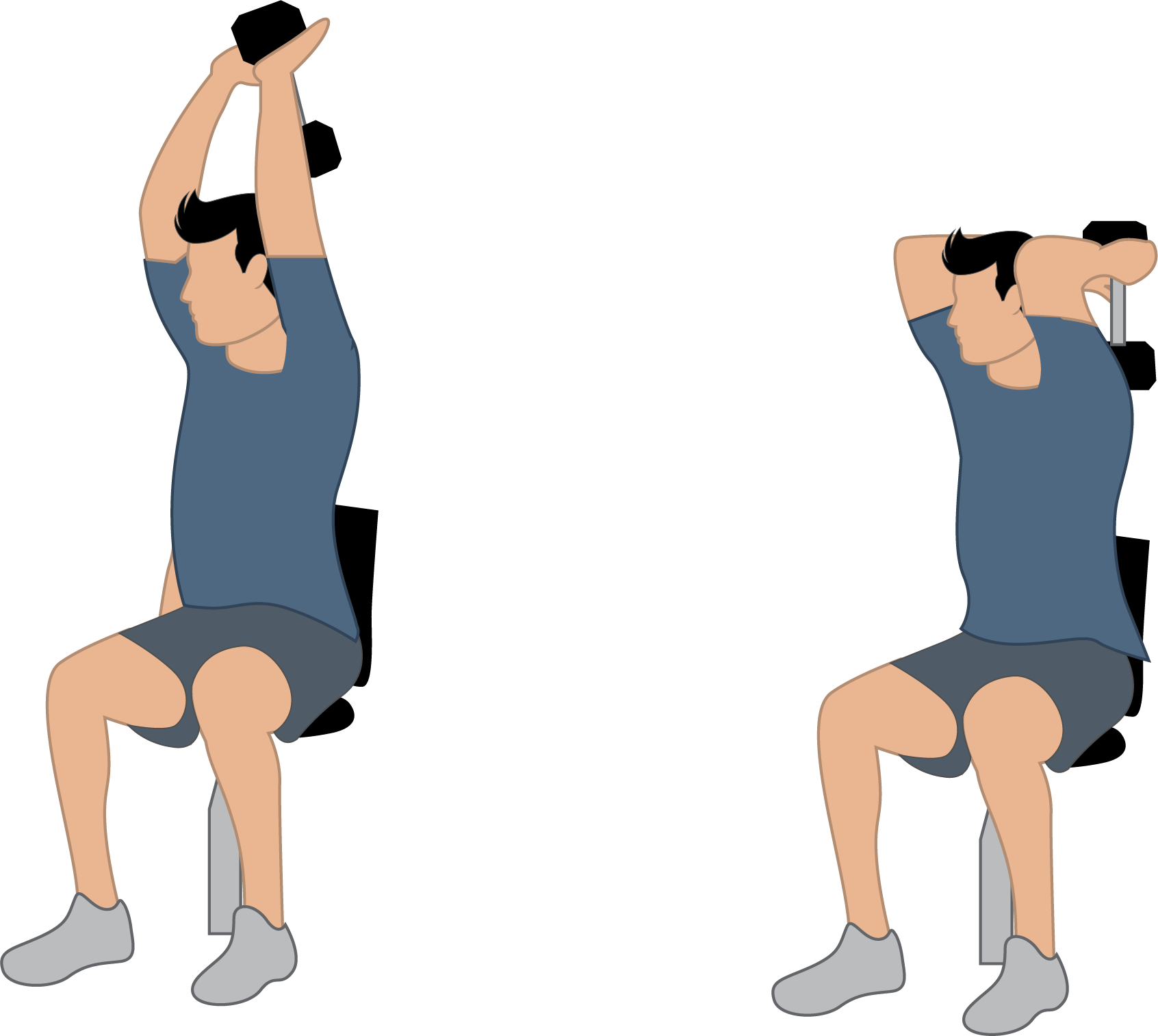 Muscler ses bras - Exercices avec haltères pour des bras tonifiés - 50 ans  en forme 