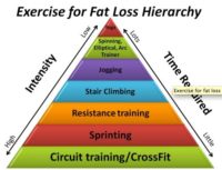 Pyramide des exercices pour perdre du poids